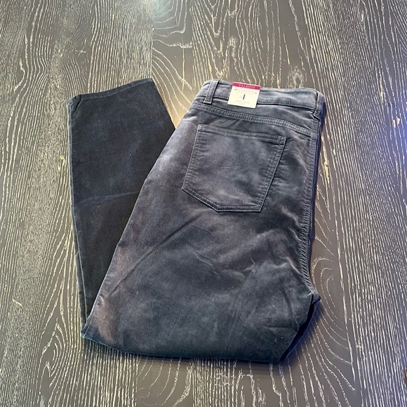 Talbots Teal Flawless 5 Pocket Velveteen Jeggings curvy 5-pocket size 4 - Picture 1 of 10